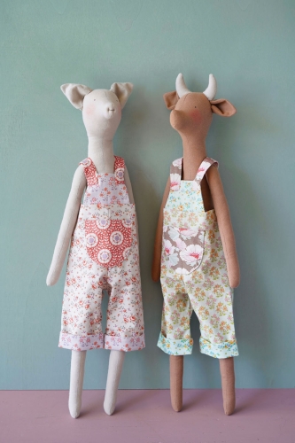 Tilda Patchwork Baumwolle - Maple Farm - Cherrybush Dijon